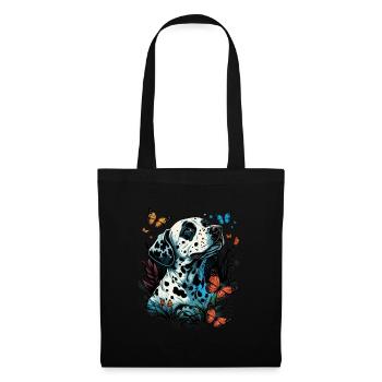 Dalmatians and butterflies - Tote Bag - black - Front