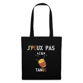 J Peux Pas J Ai Tango - Sac en tissu - noir - Devant