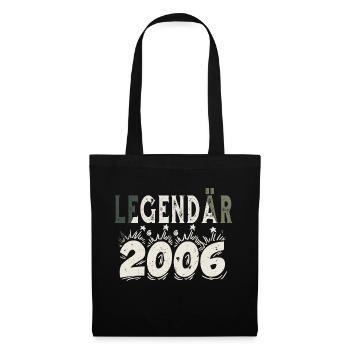 Legendär 2006 - Stoffbeutel - Schwarz - Vorne