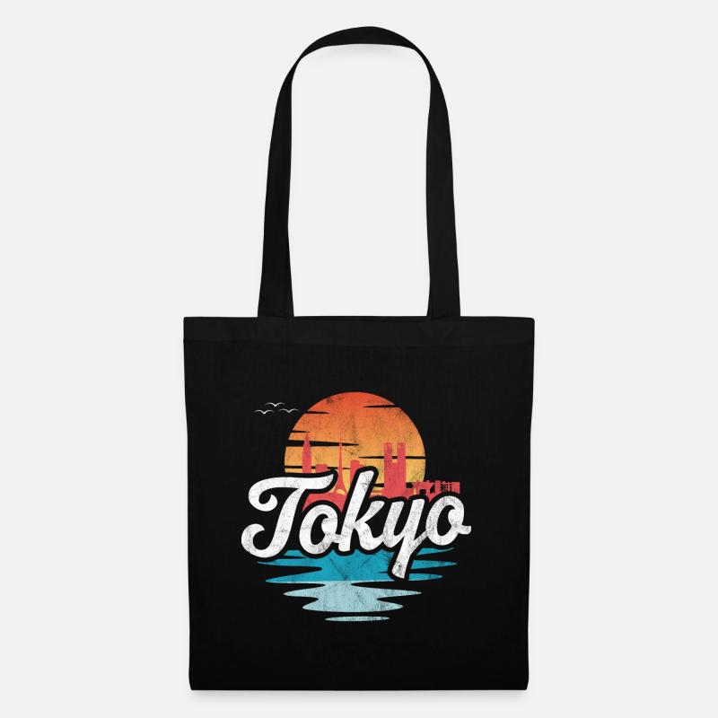 Tokyo - Sac en tissu - noir