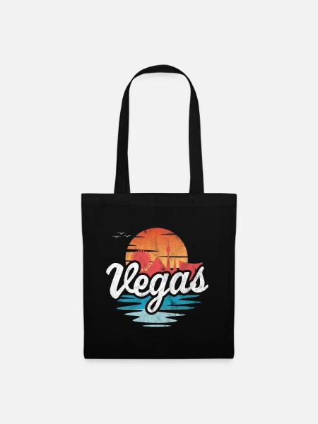 Vegas - Stoffbeutel - Schwarz