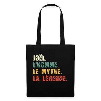 Joël l homme le mythe la légende - Sac en tissu - noir - Devant