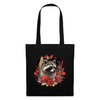 Raccoon Forest Animals - Tote Bag - black - Front