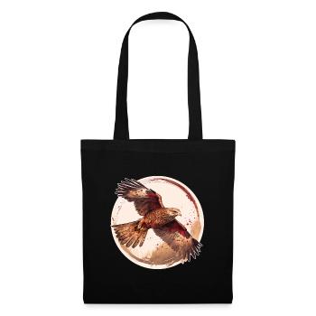 Red kite bird of prey - Tote Bag - black - Front