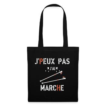 J Peux Pas J ai marche - Sac en tissu - noir - Devant