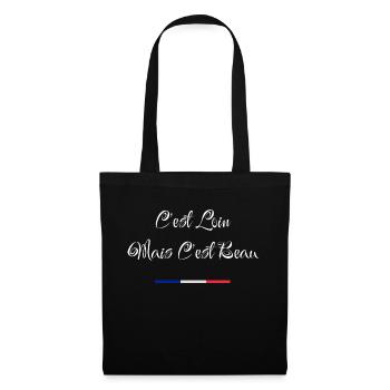 c'est loin mais c'est beau - Sac en tissu - noir - Devant