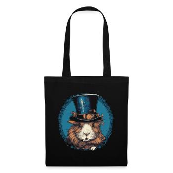 Cochon d’Inde Steampunk - Sac en tissu - noir - Devant