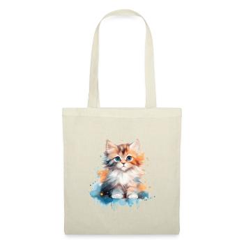 chaton - Sac en tissu - nature - Devant