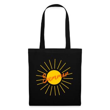Sun Summer Beach - Tote Bag - black - Front