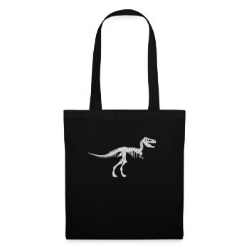 T-Rex - Stoffbeutel - Schwarz - Vorne