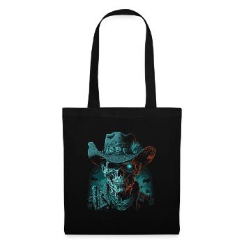 Creepy cowboy - Tote Bag - black - Front