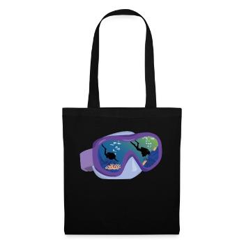 Diving goggles - Tote Bag - black - Front
