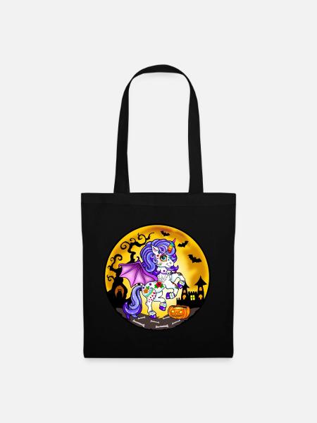 Unicorn Halloween - Tote Bag - black