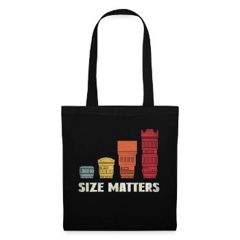 Size Matters - Tote Bag - black - Front