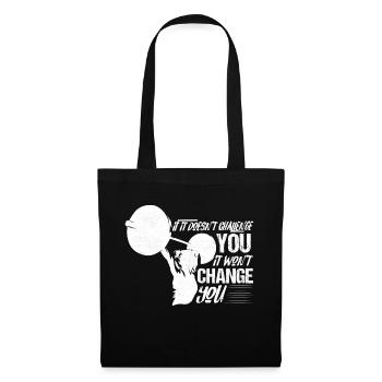 If It Doesn't Challenge You Workout Training Weigh - Tote Bag - black - Front