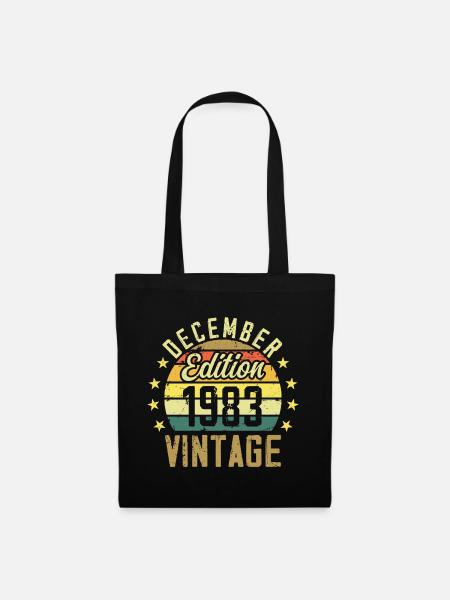 Légendes Sont Nés En Décembre 1983 - Édition 1983 - Sac en tissu - noir