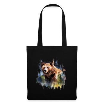 Grizzly bear, brown bear - Tote Bag - black - Front