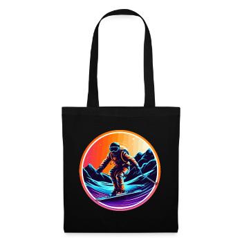 Snowboard ou ski puis après-ski - Sac en tissu - noir - Devant