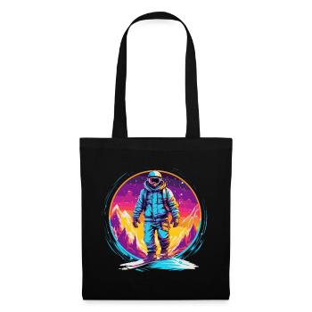 Snowboarding or skiing and then après ski - Tote Bag - black - Front