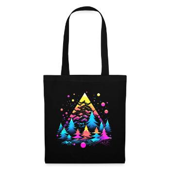 Noël dans les années 80 - Sac en tissu - noir - Devant