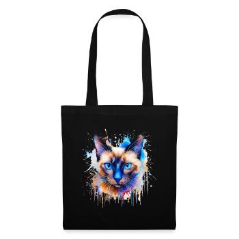 Siamese Cat - Tote Bag - black - Front