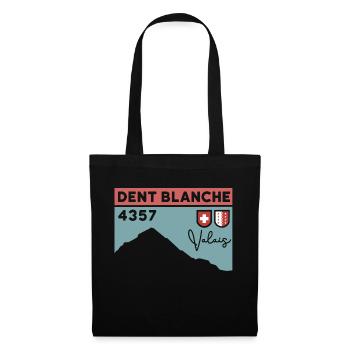 Dent Blanche Grenchen Valais Normal route alpine tour - Tote Bag - black - Front