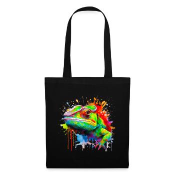 Chameleon in Colors - Tote Bag - black - Front