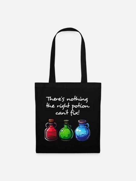 There's A Potion For Everything - light - Tote Bag - black