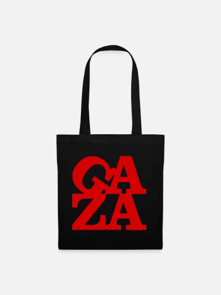 Gaza - Stoffbeutel - Schwarz