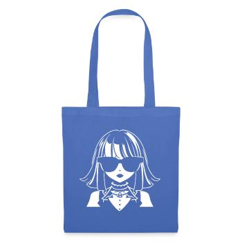 Cute Anime Girl Gothic Manga Fairytale Sunglasses - Tote Bag - light blue - Front