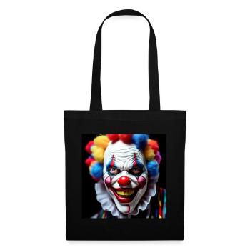 Clown - Sac en tissu - noir - Devant