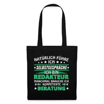 I'm Talking to Yourself - Editor Edition - Tote Bag - black - Front
