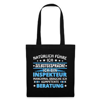 I Talk to Yourself - Inspector Edition - Tote Bag - black - Front