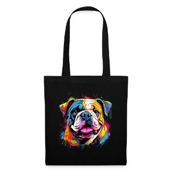 Cool English Bulldog - Tote Bag - black - Front