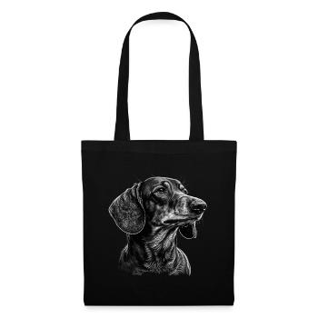 Dachshund - Tote Bag - black - Front