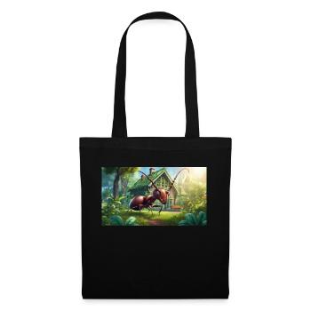 funny hooey an ant is as big as a house - Tote Bag - black - Front