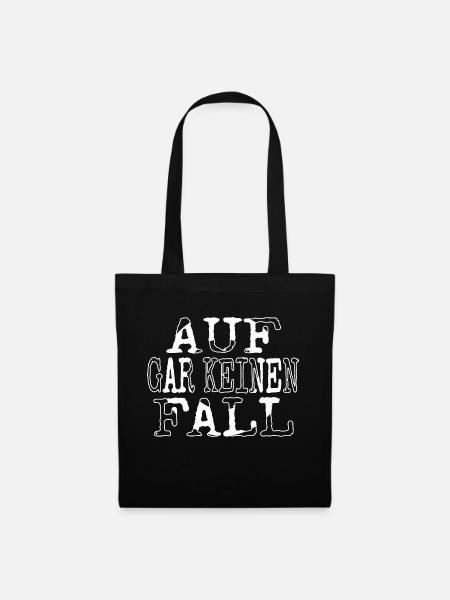 geschenk lieben statement lustiger spruch - Stoffbeutel - Schwarz
