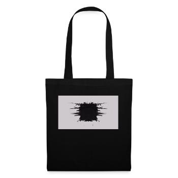Cube d’éclat - Sac en tissu - noir - Devant