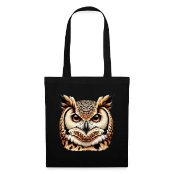Owl - Tote Bag - black - Front