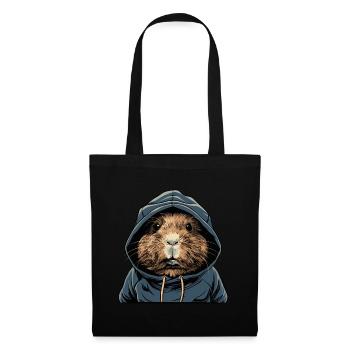 Cool Hip Hop Guinea Pig - Tote Bag - black - Front