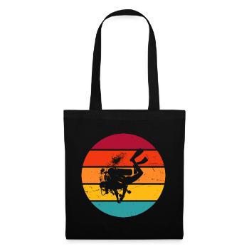 Plongeuse Femmes Plongeur Plongeur Plongeur Plongeur - Sac en tissu - noir - Devant
