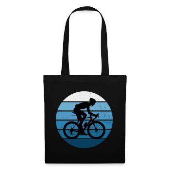 Road Bike Men Road Bike Road Bike Road Cyclists - Tote Bag - black - Front