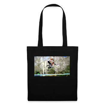 Downhill-Mountainbiken - Stoffbeutel - Schwarz - Vorne