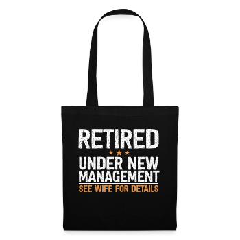 Funny Retirement Party Dad Grandpa Father's Day - Tote Bag - black - Front