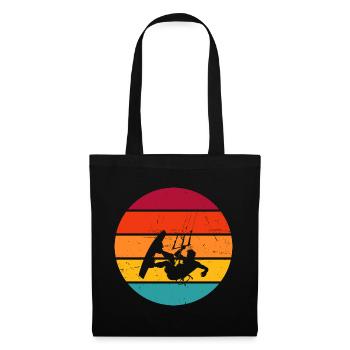 Kitesurfer Kitesurf Kitesurf Femmes - Sac en tissu - noir - Devant