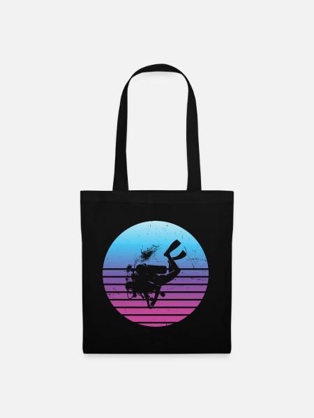 Plongée sous-marine Plongée libre Plongée sous-marine Hommes - Sac en tissu - noir
