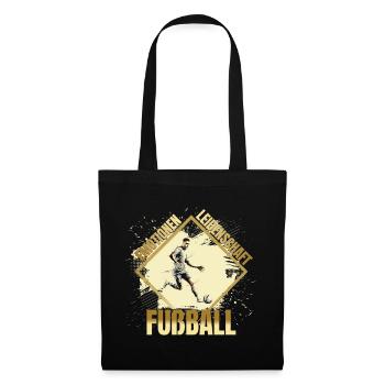 Emotionen - Leidenschaft - Fußball - Stoffbeutel - Schwarz - Vorne