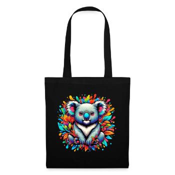 Koala - Sac en tissu - noir - Devant
