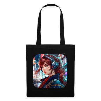 Cool Hip Hop Girl - Tote Bag - black - Front