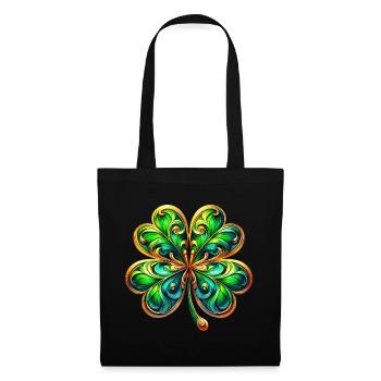 Four-leaf clover - Tote Bag - black - Front